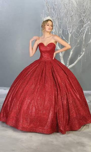 Red quince dress